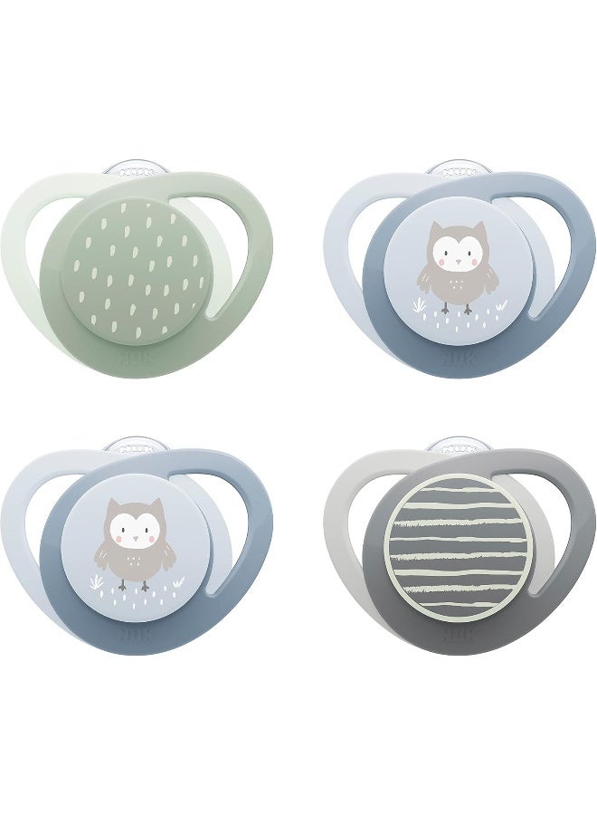 NUK Orthodontic Pacifier, 4-Pack, 0-6 Months - Image 1