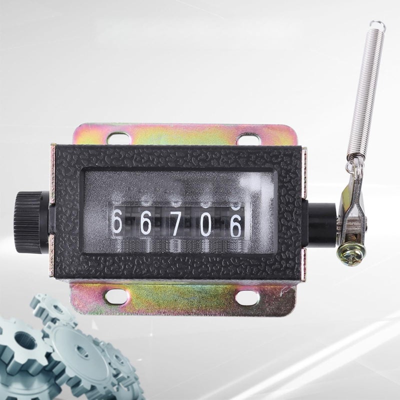 Mechanical 5 Digit Hand Tally Counter Manual Resettable Stroke Counter - Image 2