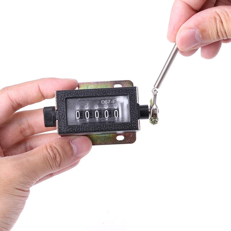 Mechanical 5 Digit Hand Tally Counter Manual Resettable Stroke Counter - Image 3