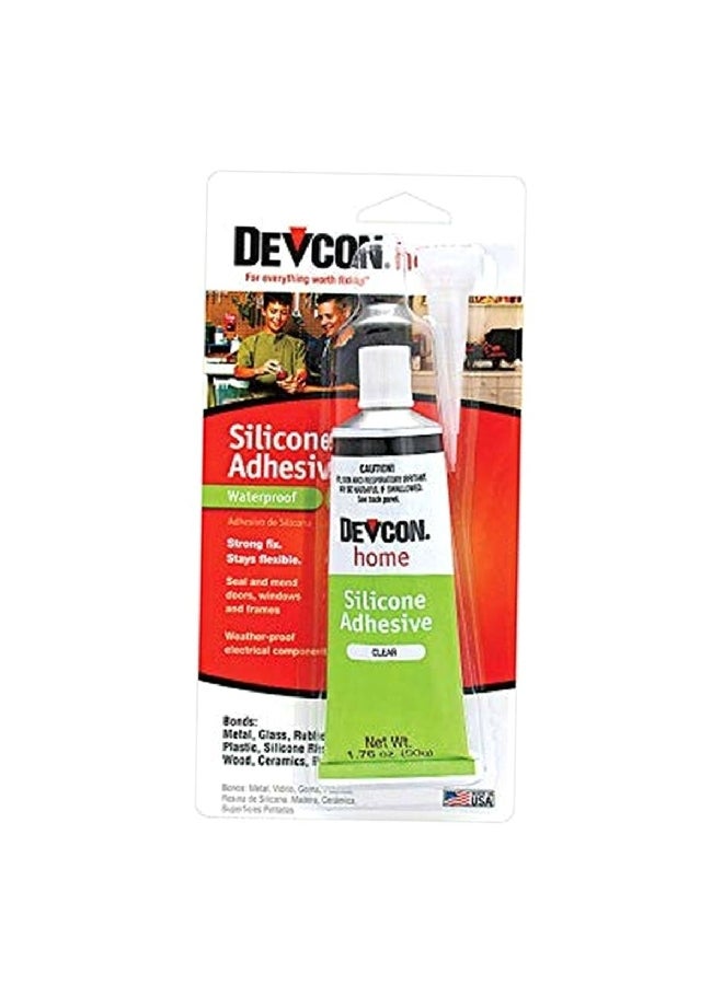 ديفكون لاصق سيليكوني للاستخدام الداخلي والخارجي باللون الشفاف، بسعة 1.76 أونصة 12045 - Image 2