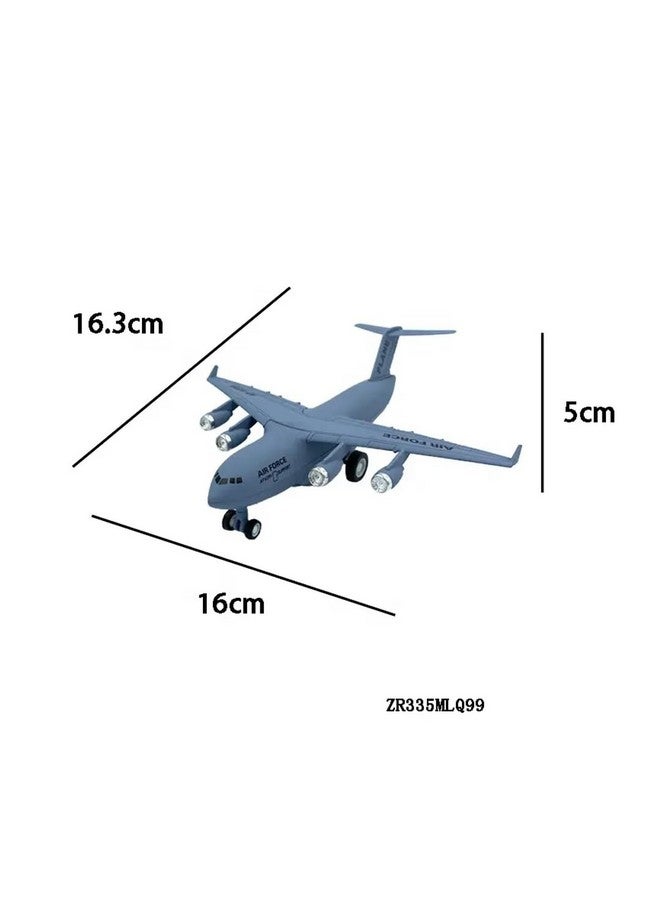 Breatoi ! Die-Cast Military Transport Planes Toy! 1:300 Scale Models Pull Back Alloy Die Cast Military Army Fighter Plane,Multicolor - Image 3