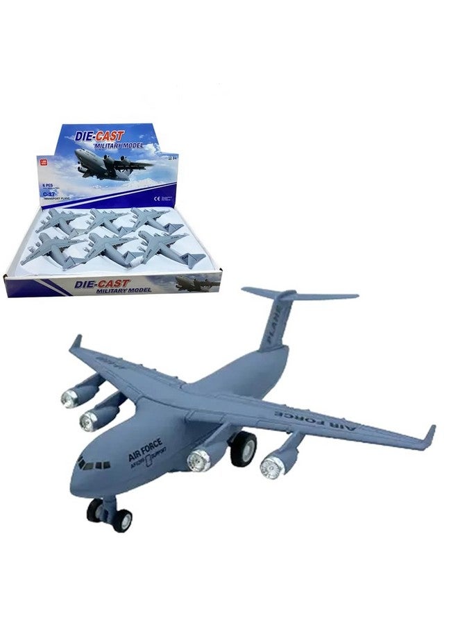 Breatoi ! Die-Cast Military Transport Planes Toy! 1:300 Scale Models Pull Back Alloy Die Cast Military Army Fighter Plane,Multicolor - Image 1