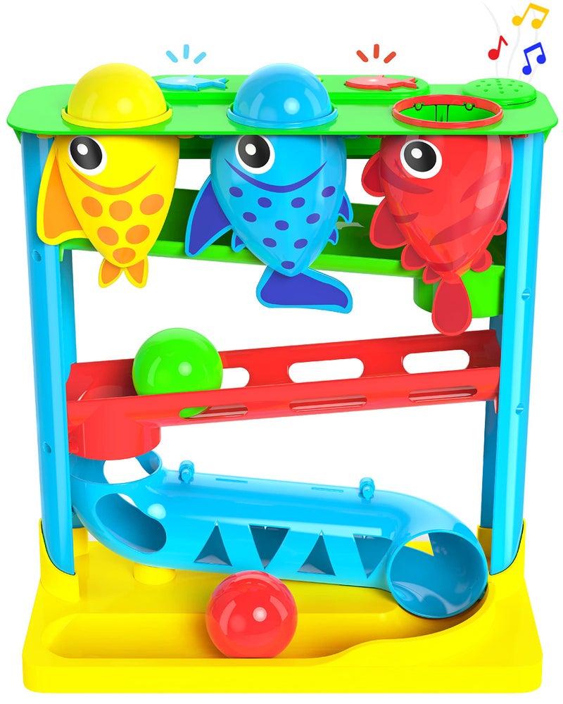 Move2Play, Feed The Fish | Interactive Baby & Toddler Toy | 1, 2+ Year Old Gift & Birthday Present | Boys & Girls Babies Ages 6, 7, 8, 9, 10, 12, 18, 24+ Months Old - Image 1