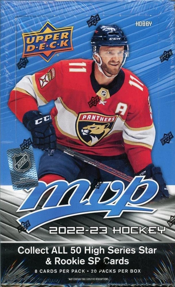 NHL Upper Deck 202223 MVP Hockey Trading Card HOBBY Box 20 Packs