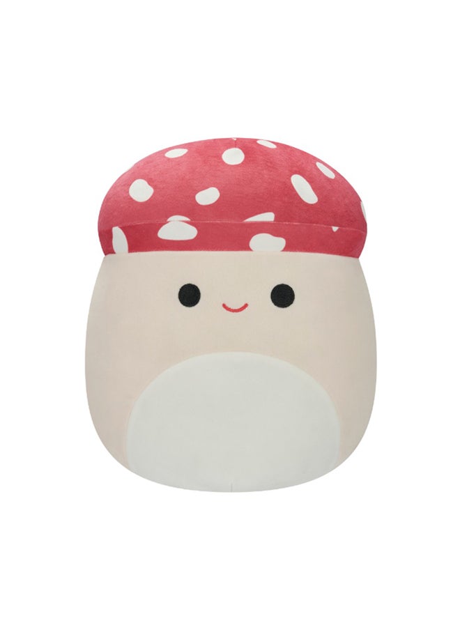 Squishmallows 12 inch Medium Plush Malcolm Mushroom , Officially Licensed Kellytoy Plush Toy, Colorful Soft Toy, Gift for Kids, Girls & Boys Washable Squishy Stuff Toy Multicolor All Age  - Image 1