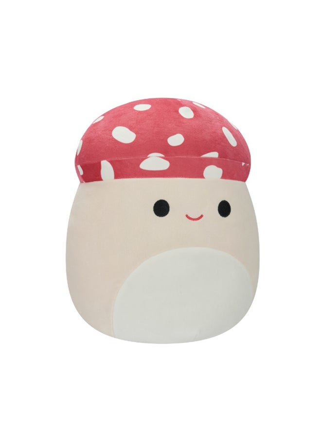 Squishmallows 12 inch Medium Plush Malcolm Mushroom , Officially Licensed Kellytoy Plush Toy, Colorful Soft Toy, Gift for Kids, Girls & Boys Washable Squishy Stuff Toy Multicolor All Age  - Image 2