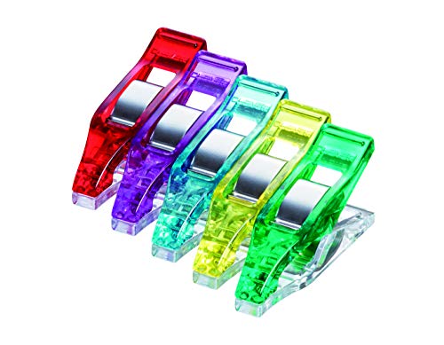 Clover Mini Wonder Clips 50 pcs Assorted Colors - Image 3