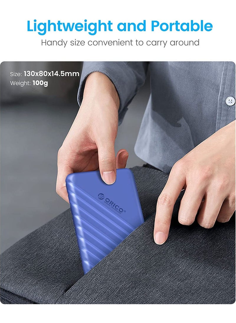 Orico - صندوق هارد ديسك خارجي سليم HDD SSD بسعة 6tb ومنفذ Usb3.0 بحجم 2.5 بوصة، 25PW1-U3 - Image 1