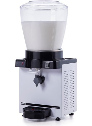 Eurofaz Samixir Kam22 Panoramic 22 Lt Foamed Ayran Dispenser Machine KAM22-DW  - Image 1