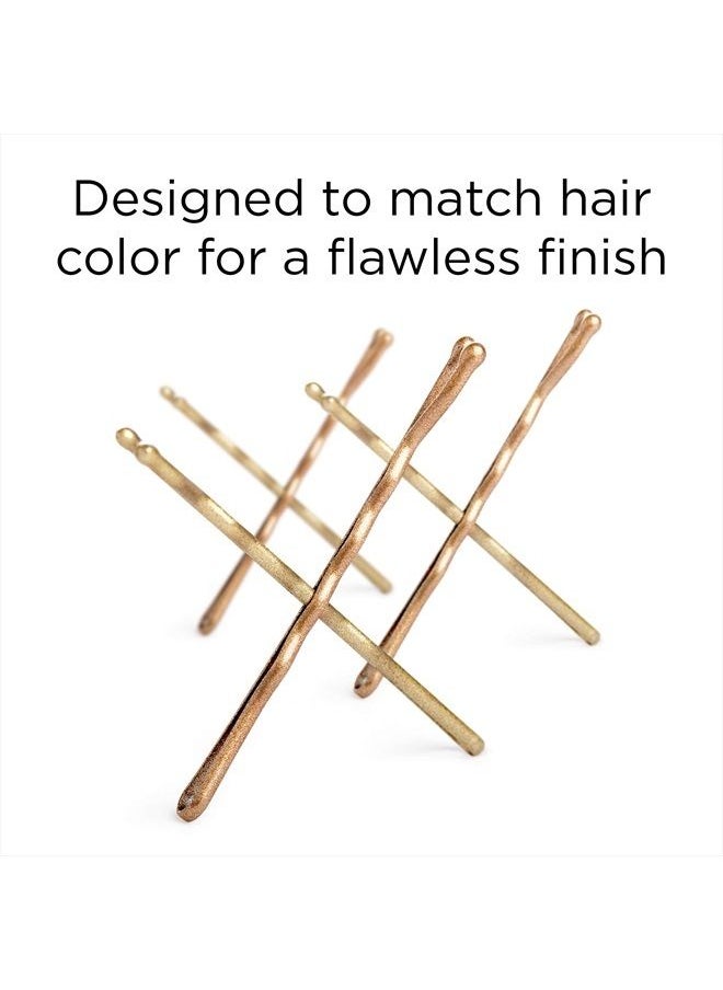 Goody Goody Colour Collection Metallic Finish Bobby Pin, Blonde (Pack of 3)  - Image 3