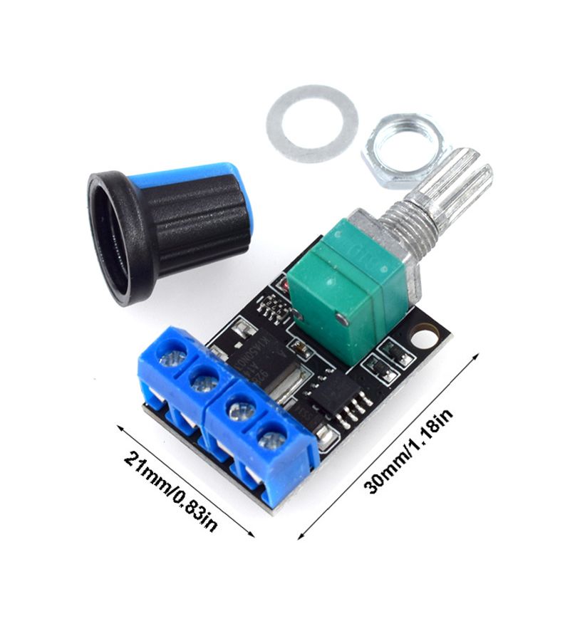 منظم جهد 5V 12V 10A، جهاز تحكم في سرعة محرك DC بنبض عرضي (PWM)، وحدة إمداد طاقة قابلة للتعتيم بدون درجات، قطعة واحدة - Image 2
