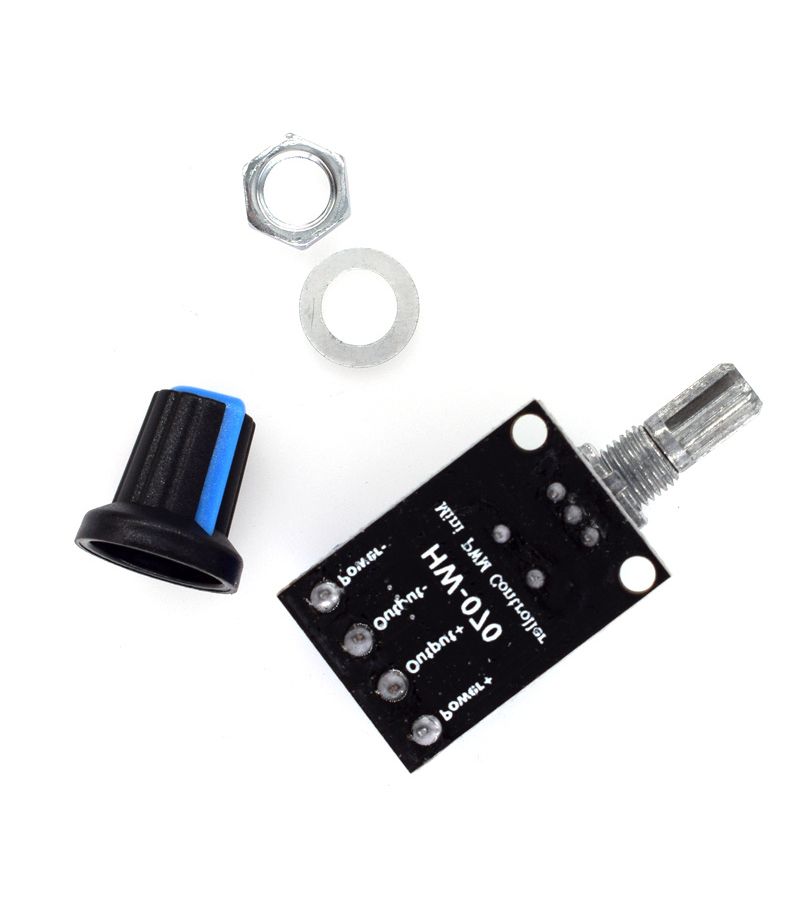 منظم جهد 5V 12V 10A، جهاز تحكم في سرعة محرك DC بنبض عرضي (PWM)، وحدة إمداد طاقة قابلة للتعتيم بدون درجات، قطعة واحدة - Image 4