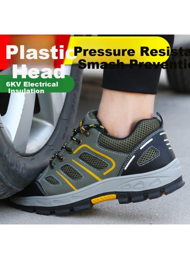 Jingtu Men'S Insulated 6Kv Anti-Smashing Plastic Toe Puncture-Proof Electrician Work Safety Shoes 857Kv 36 - Image 4