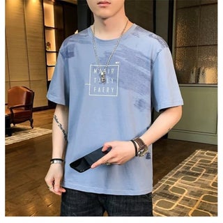 2023 Summer Mens Slim Fit T-shirt Casual Tee Top Blue - pzsku/Z9B9983B3CCE2193024BDZ/45/1746217015/8e208985-4dfc-419c-b00b-4b3df50bf6b3