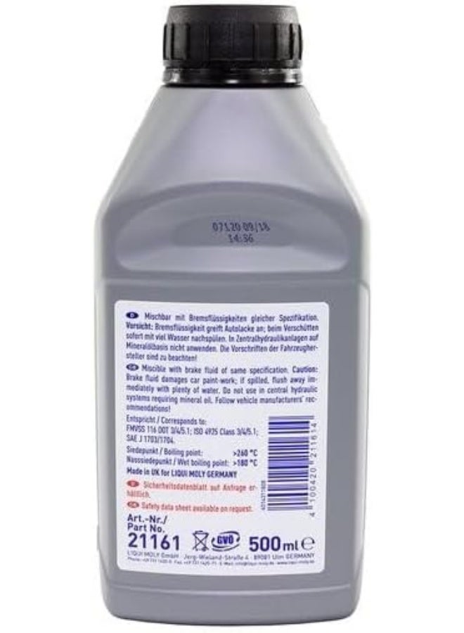 ليكوي مولي سائل الفرامل DOT 5.1 سعة 500 مل - Image 2