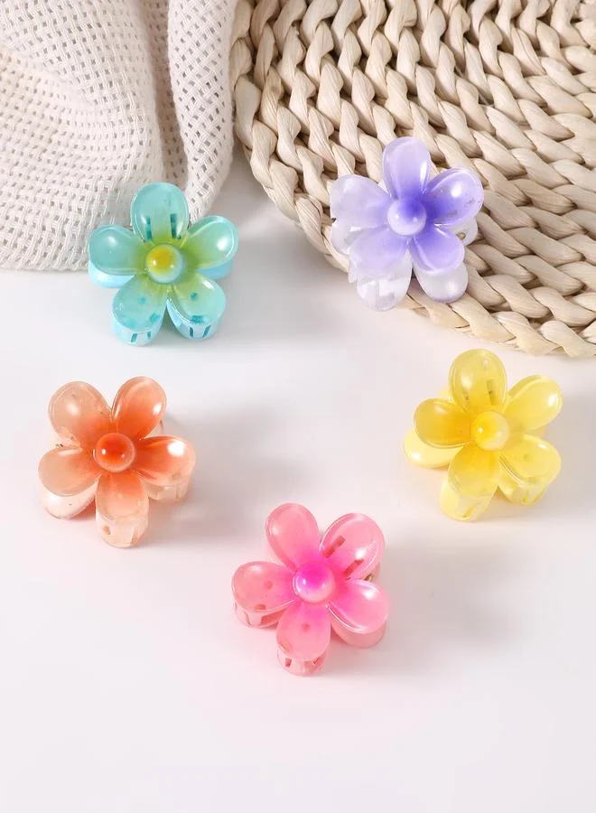 Take Two Set of 5 - Flower Mini Hair Clips