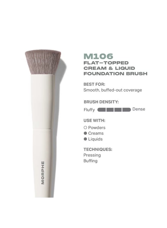 Morphe M106 Flat-Topped Foundation Brush - Image 3