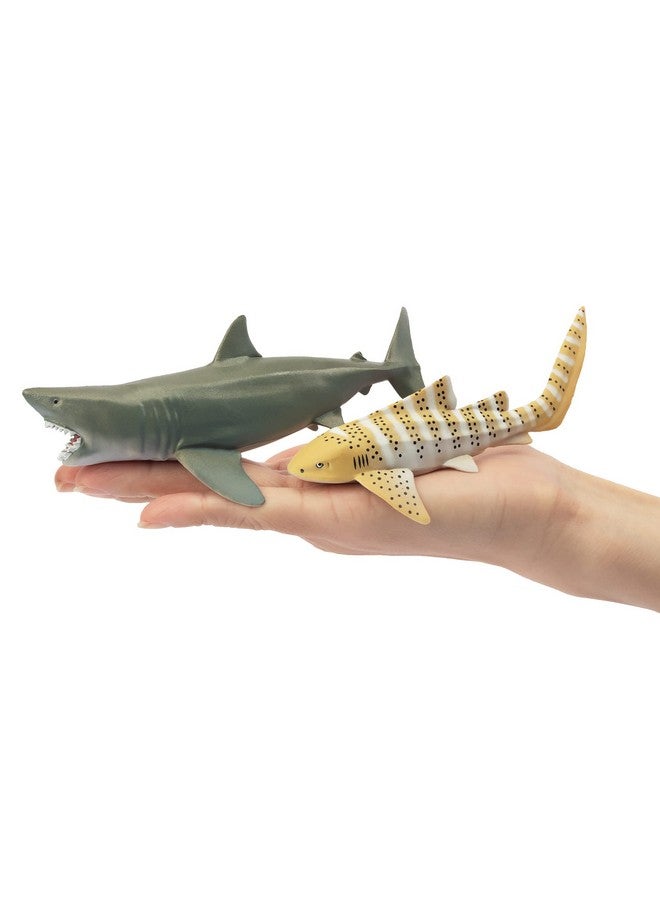 Toymany 6PC Realistic Shark Figurines Set - 5-6" Ocean Animals Bath Toys, Cake Toppers, Gifts for Kids & Toddlers - Image 4