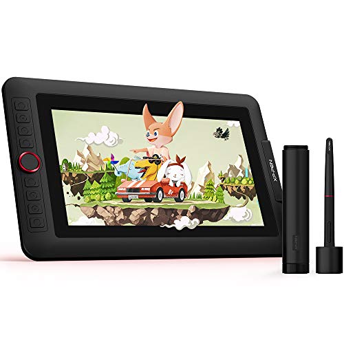 Xp-Pen Artist 12 Pro 12 Inch Drawing Monitor Pen Display Full-Laminated Graphics Drawing Tablet with Tilt Function Battery-Free Stylus and 8 Shortcut Keys, 8192 Levels Pen Pressure and 72% Ntsc-Black - Image 1