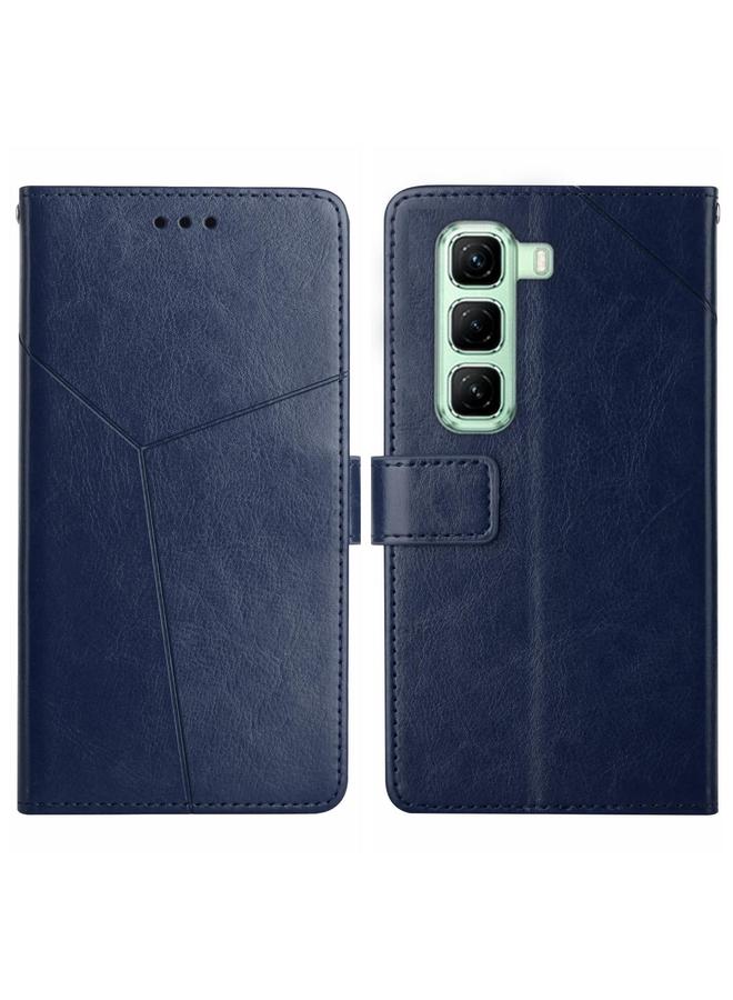 اس-توب جراب لهاتف Infinix Hot 50 5G جراب هاتف جلدي قابل للطي بنمط على شكل حرف Y - Image 1