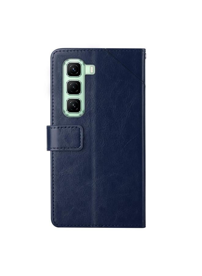 اس-توب جراب لهاتف Infinix Hot 50 5G جراب هاتف جلدي قابل للطي بنمط على شكل حرف Y - Image 3