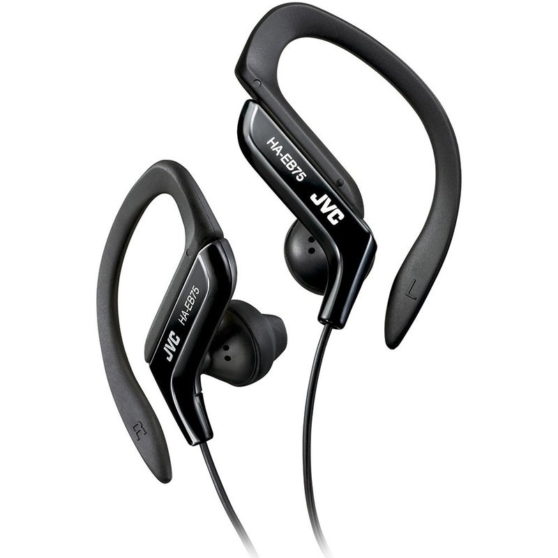 JVC HAEB75B Sports Clip Headphone (Black) - Image 1