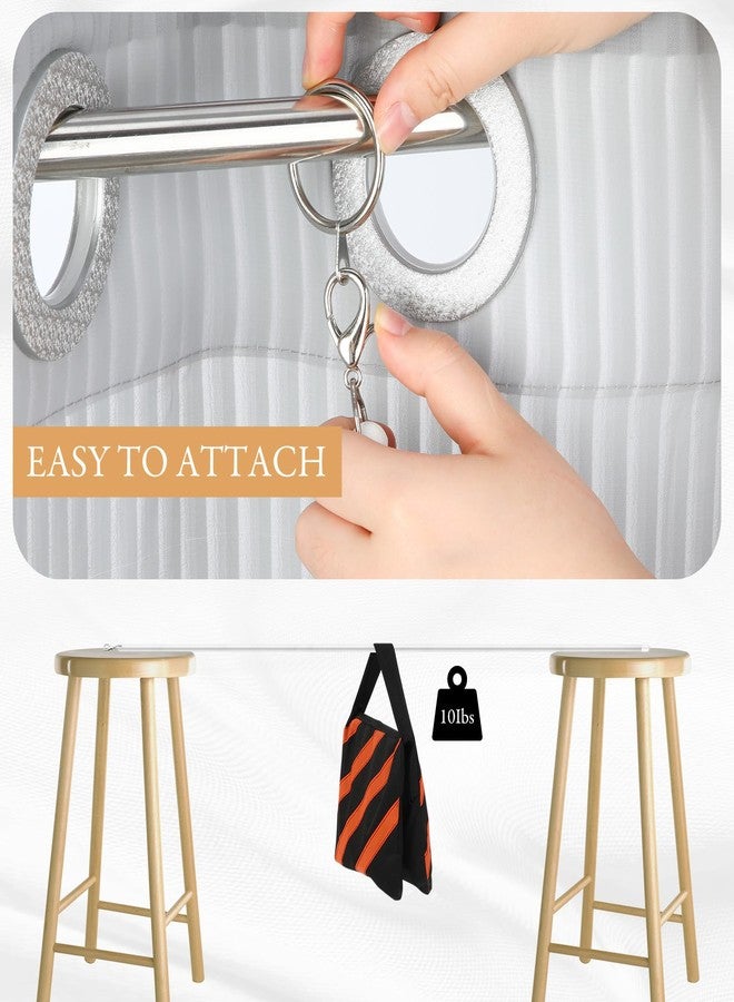 Shimeyao 10 Pack 36 Inch Acrylic Curtain Pull Wands Drapery Pull Rod White Versatile Fiberglass Blinds Wand Kits with Rings and Hooks for Opening Closing Curtains Homes Offices Window Opener - Image 4