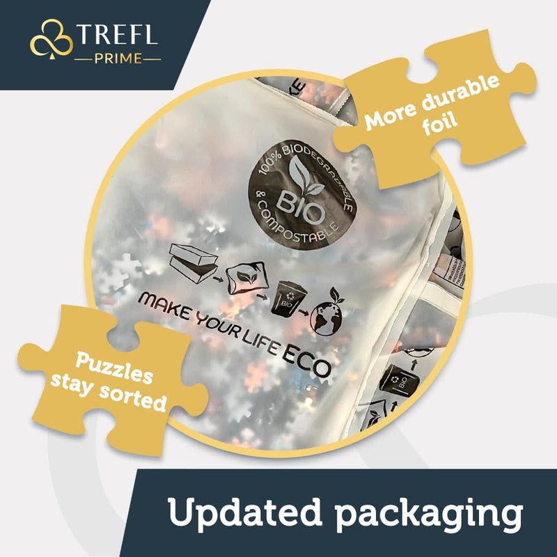 Trefl بازل تريفيل للخرائط السماوية القديمة 9000 قطعة 78"x37" بازل كبير مع خريطة قديمة للسماء، كرتون سميك، صديق للبيئة، ممتع إبداعي للبالغين والأطفال من 14 عامًا فما فوق - Image 4