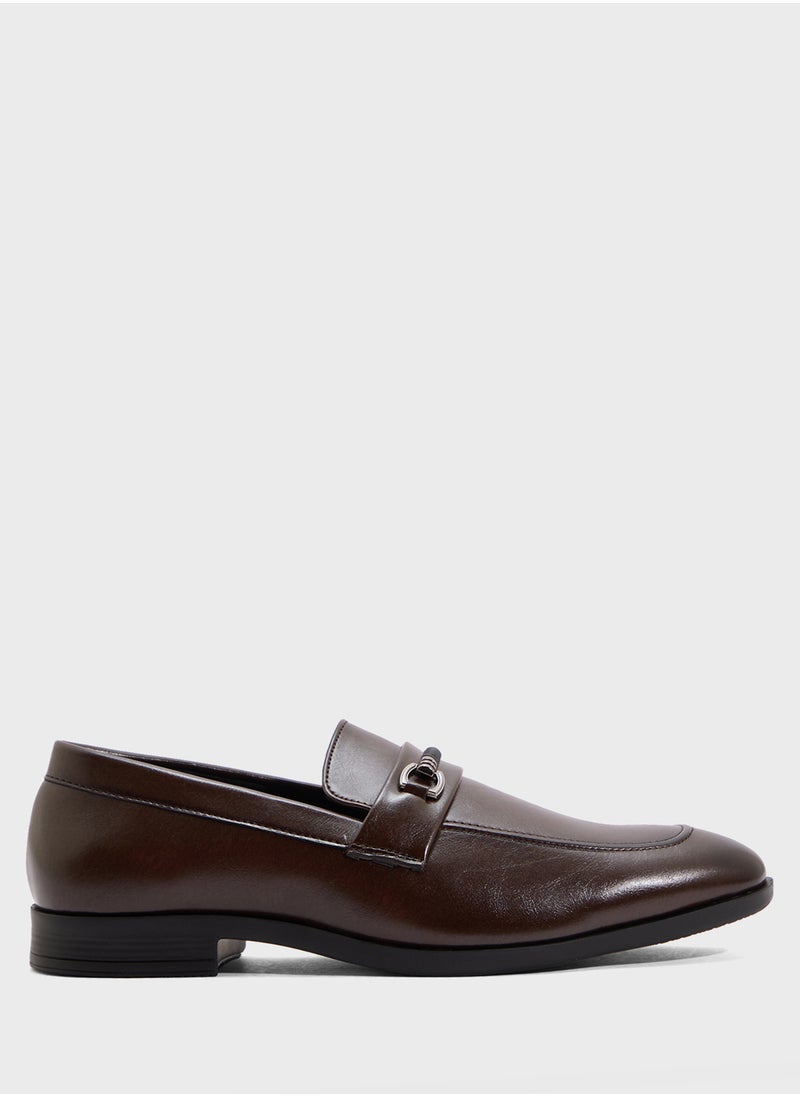 Robert Wood Trim Detail Formal Slip Ons  - Image 1