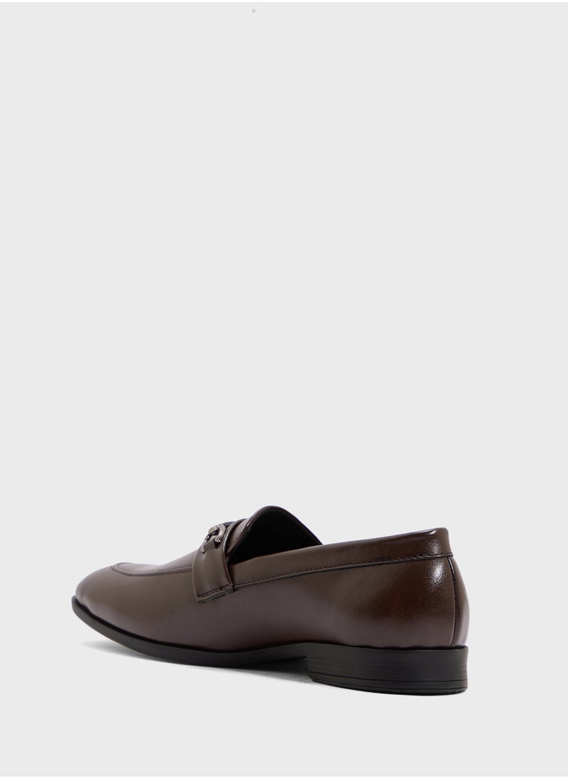 Robert Wood Trim Detail Formal Slip Ons  - Image 3