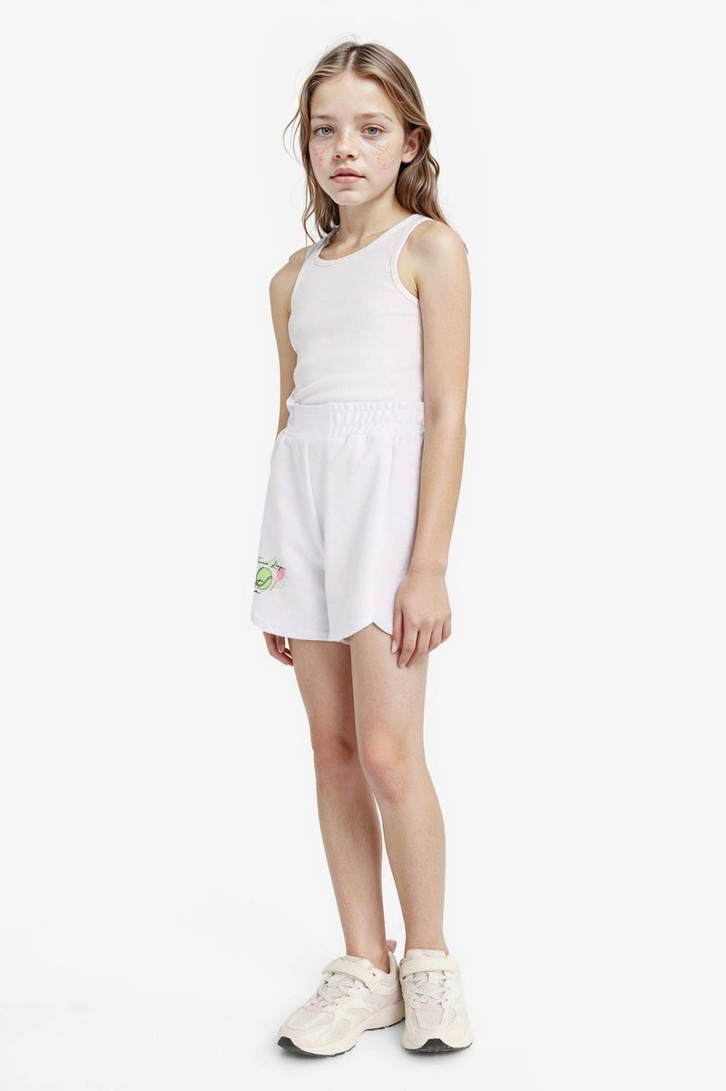 DeFacto Girl Elastic Waist Printed Shorts - Image 2