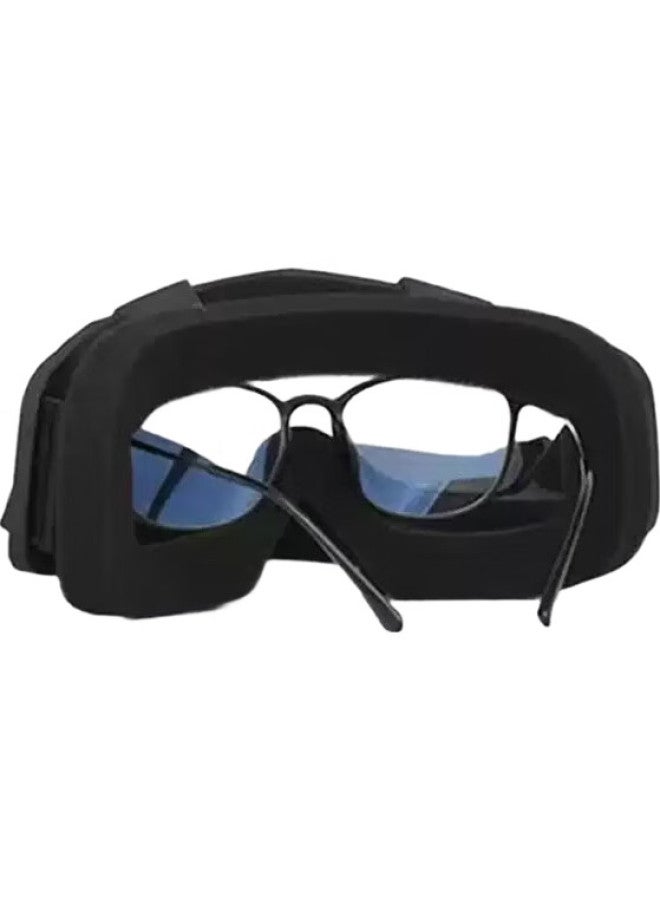 Bai Xiaoshe White Luxury Ski Goggles For Myopia With Black Frame And Colorful Lens, Snow-Proof Outdoor Windproof Goggles For Men And Women, Suitable For Single And Double Boards - Image 2