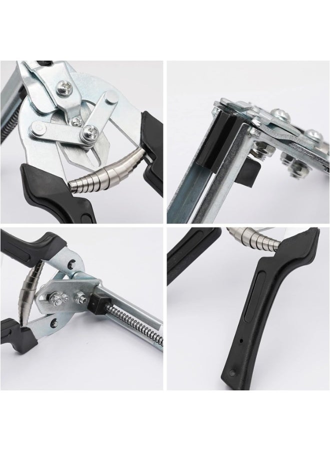 M-type pig nail ring pliers set with  M-type clips for fence fixing, upholstery installation, animal cages  - Image 3