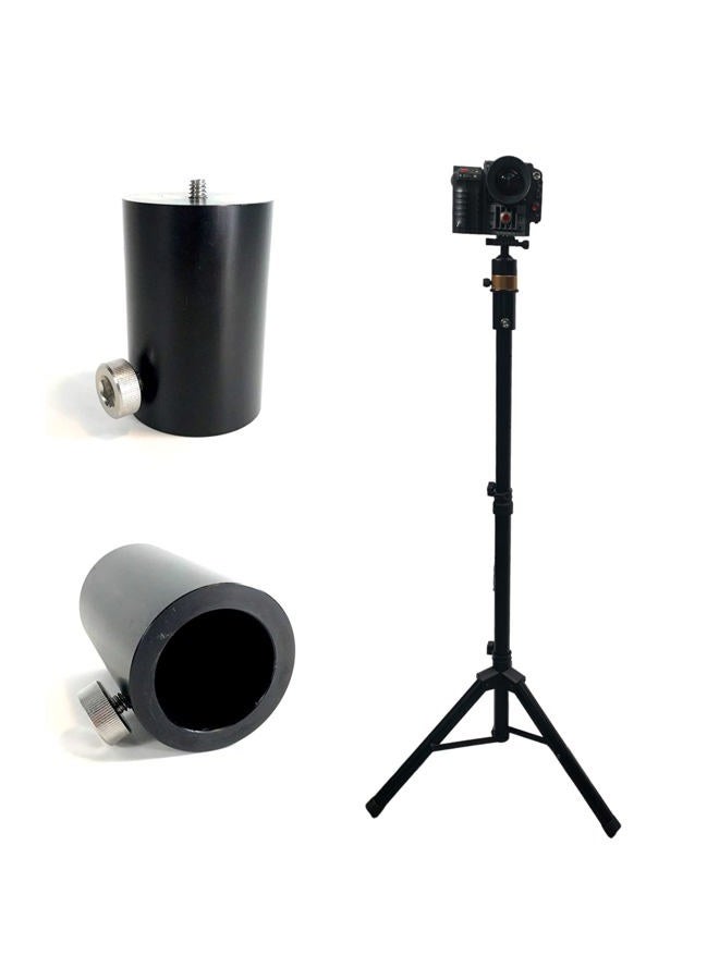 Glide Gear SPA100 Speaker Tripod Fluid Head Adapter – Convert Speaker Stands to Tripods with 1/4-20 Mounting Screw, Aluminum Construction, Compatible with Ball or Fluid Heads, 1.41" Inner Diameter - Image 4