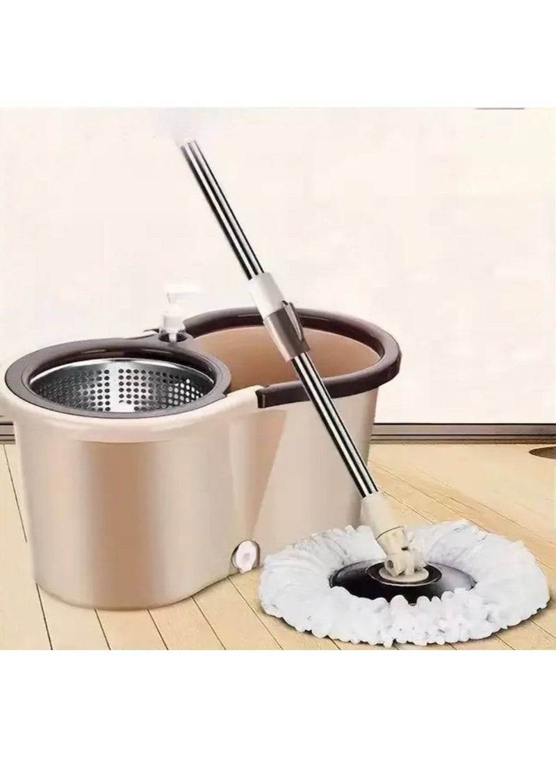 Mop and Bucket – 2 Stage Floor Mop with Built-in Detergent Dispenser Separates Clean and Dirty Water to Get Floors Cleaner  - Image 2