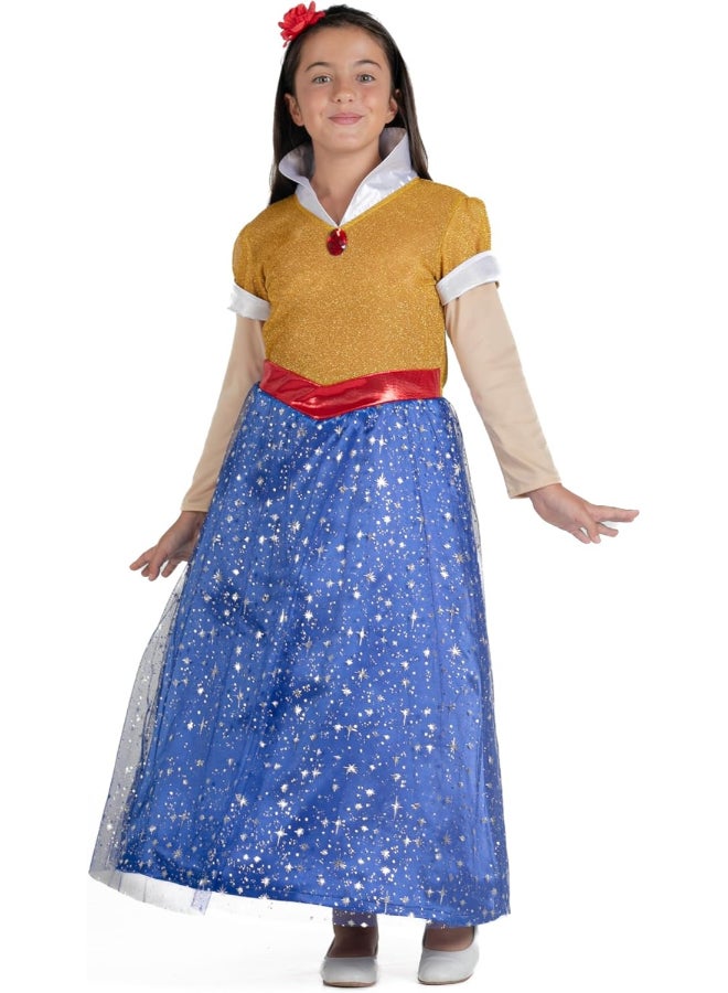 Ciao زي ديزني سنو وايت 3-4 سنوات | فستان أميرة فاخر للأطفال | فستان بيانكانيف من مجموعة أميرات ديزني - Image 1