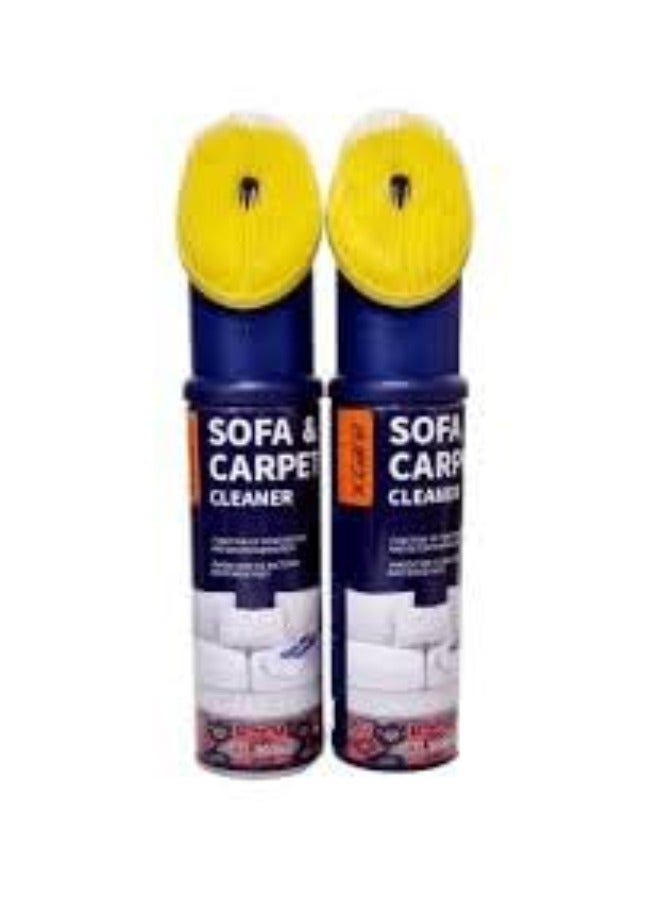 منظف ​​السجاد والأرائك 2 × 300 مل - تركيبة التنظيف العميق للبقع والروائح | مكنسة كهربائية، أثاث، أريكة، سرير أريكة، سجاد والمزيد | ممسحة دايسون وبيسيل وفانيش والبخار - مثالية للمنزل والسيارة - Image 1