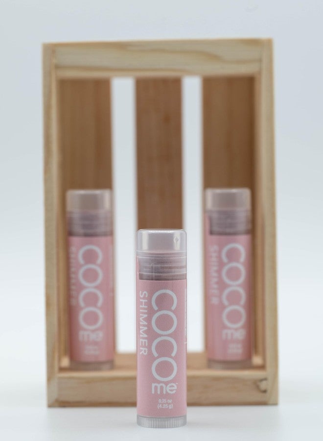 Coco Me CocoMe Color Tinted Lip Balm (Shimmer -All Natural Organic Coconut Oil and Beeswax for moisture and nourishment - Image 2