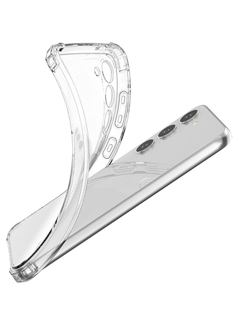 Case Up Samsung Galaxy S23 Clear Case, Shock-Absorption TPU Cell Phone Cover with Reinforced Corners, Soft Flexible & Crystal Clear Protective Bumper Case - Image 3