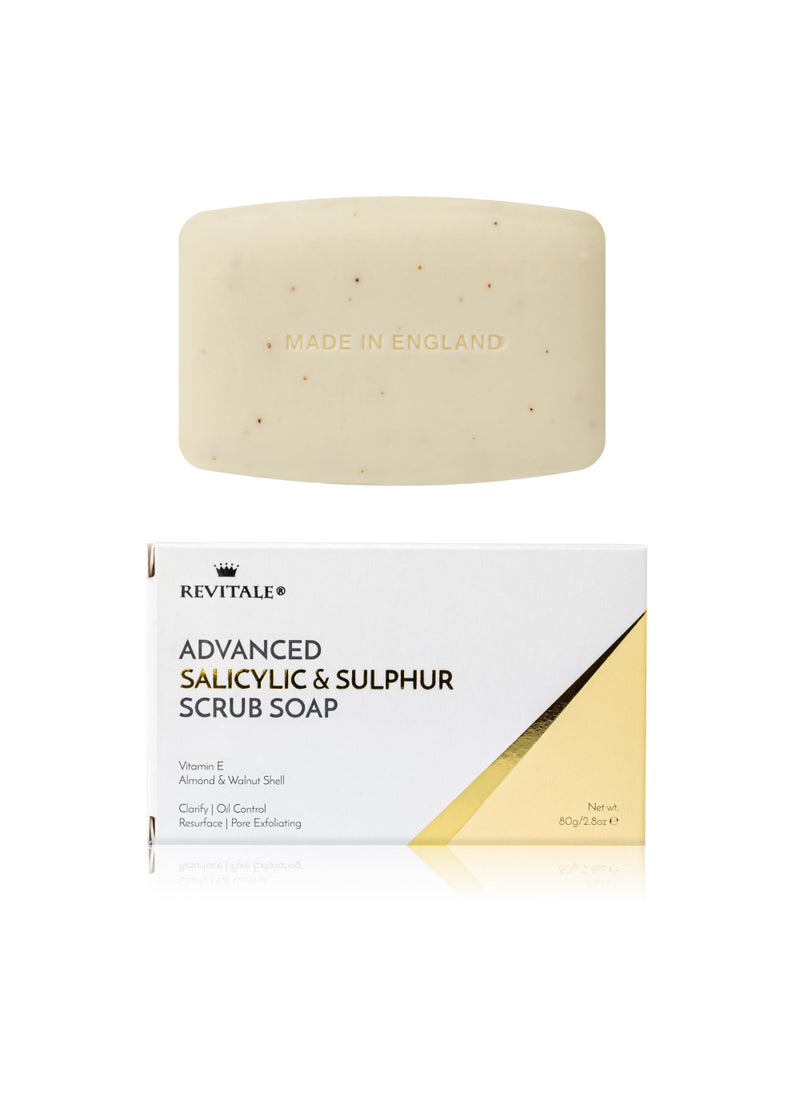 Revitale REVITALE Exfoliating Advanced Salicylic Acid & Sulphur Scrub Treatment Soap 