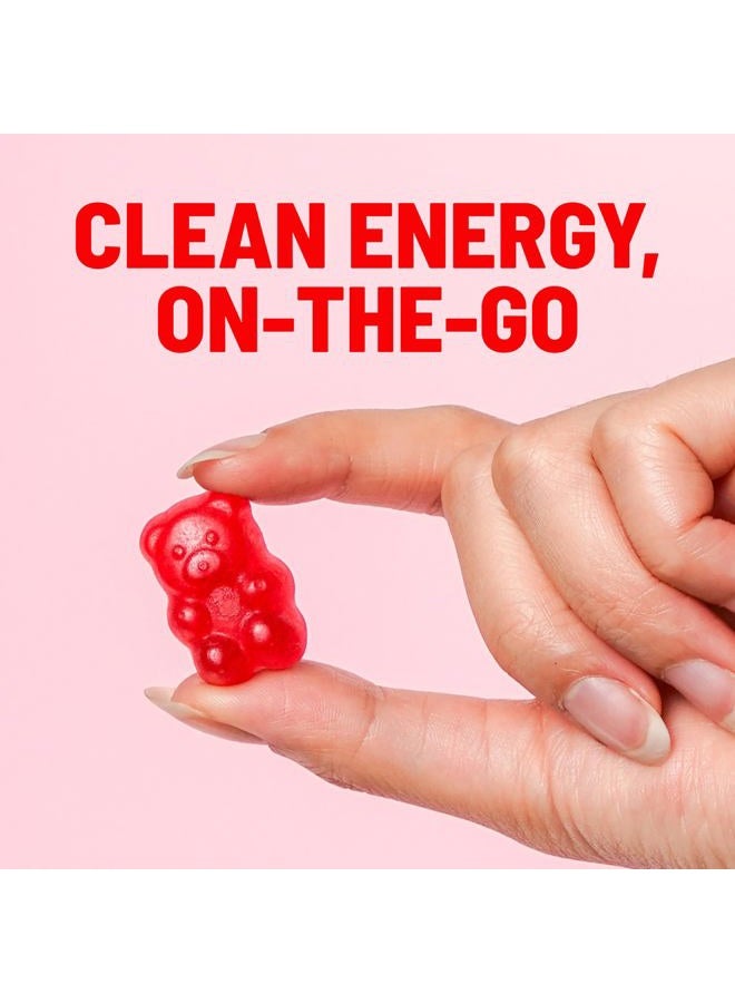 EHP Labs OxyShred Gummies - Pre Workout Gummies & Energy Chews with 100mg Caffeine, L-Carnitine for Thermo & Metabolic Support, All Natural Energy Boost - Strawberry Flavor – 60 Servings - Image 4