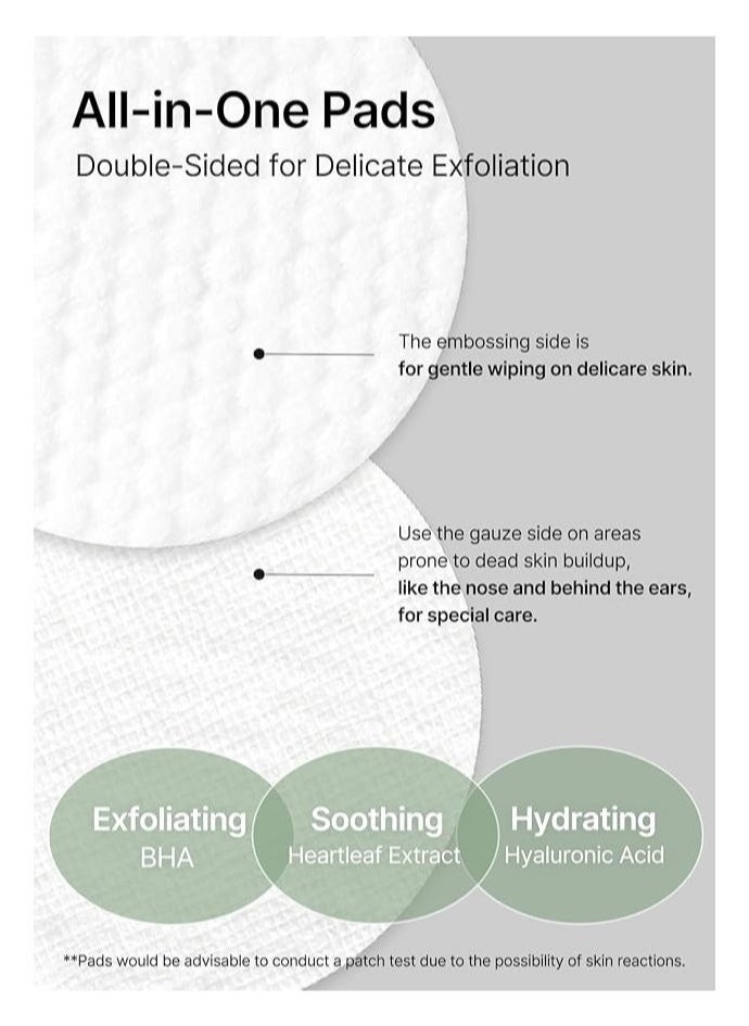 celimax Ji Woo Gae Heartleaf BHA Peeling Pad, 60 pads  - Image 4