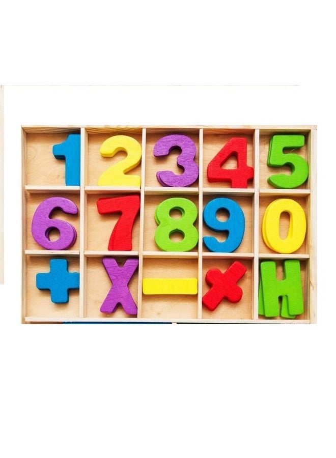 تيكلز مجموعة تيكلز الخشبية لتعليم الحساب مع رموز، لعبة تعليمية للأطفال من عمر 3 سنوات فما فوق - Image 1