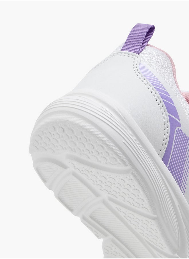 Oaklan by Shoexpress Girls Panelled Sports Shoes with Hook and Loop Closure  - Image 5