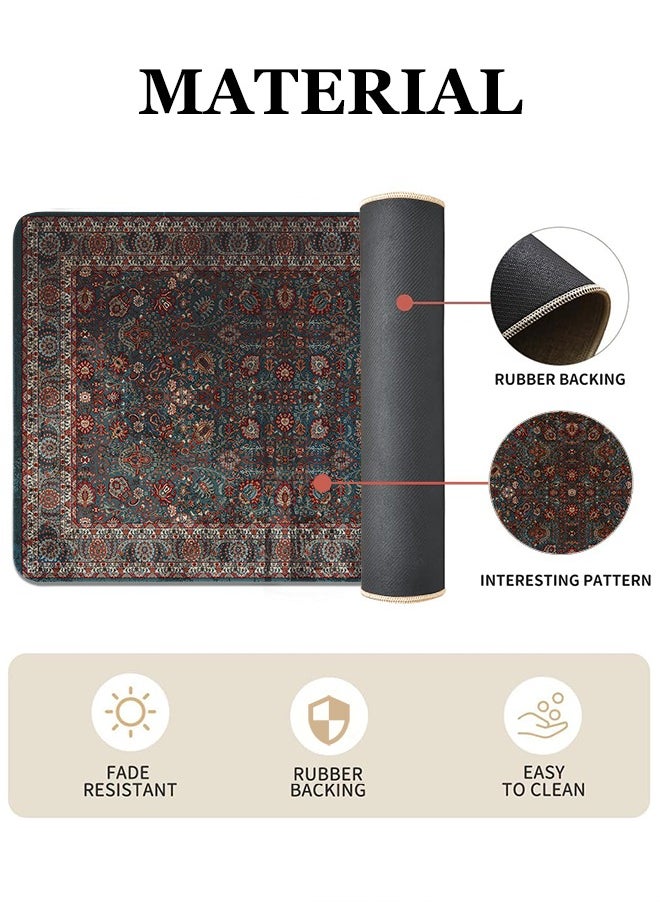 Generic 2 PCS Kitchen Floor Mats Rugs Set, Cushion Floor Carpet, Waterproof, Oil Resistant and Anti-Fatigue PU Standing Mat for Kitchen, Floor, Office, Sink, Laundry 45*75CM+45*120CM  - Image 4