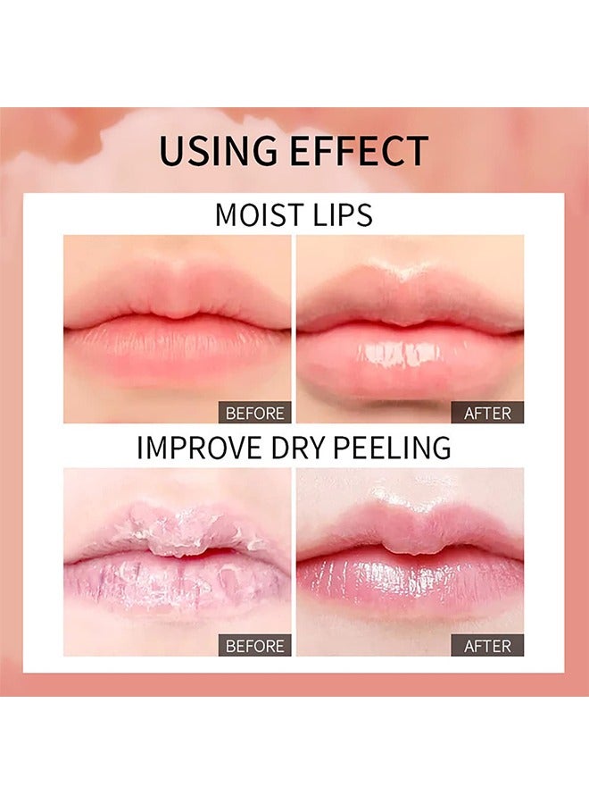 Fit Colors 3 ألوان زيت شفاه لؤلؤي لامع ملون مرطب وملمع شفاه ممتلئ شفاف، زيت شفاه زجاجي متوهج للشفاه بملمس منعش وغير لزج ومغذي ومصلح ومغذي لتفتيح خطوط الشفاه  - Image 4