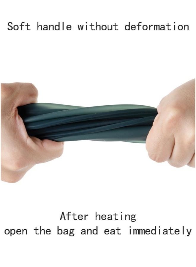 Green silicone sandwich preservation bag  - Image 4