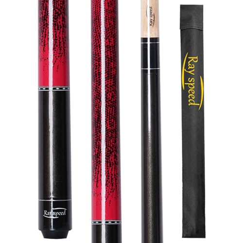 Ray speed Pool Cue Stick with 3D Printed Grip 13mm Tip Perfect for Precision Play Low Deflection Pool Cue for Enhanced Accuracy Ideal for Billiard Cue Enthusiasts - Image 1