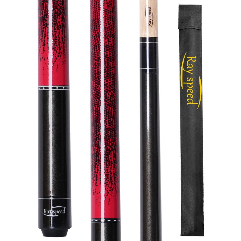 Ray speed Pool Cue Stick with 3D Printed Grip 13mm Tip Perfect for Precision Play Low Deflection Pool Cue for Enhanced Accuracy Ideal for Billiard Cue Enthusiasts - Image 2