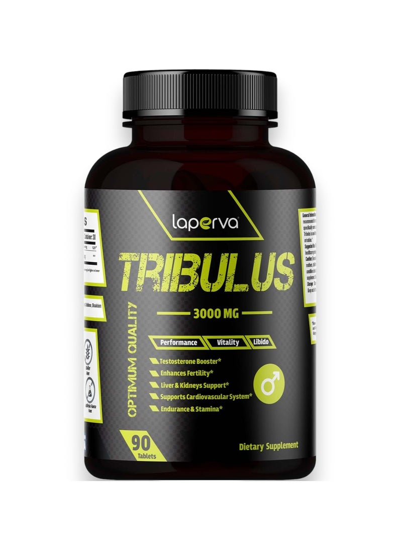 Laperva Tribulus, 3000mg, 90 Tablets, 30 Servings 